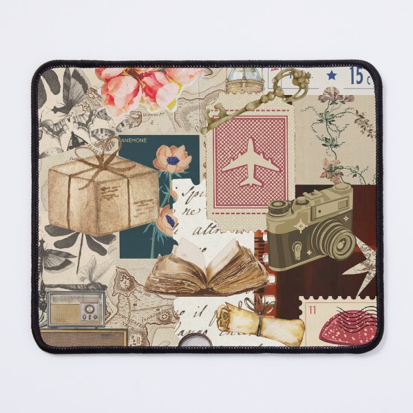 Item preview, Vintage Collage Scrapbook Design – Retro Travel and Nature Ephemera designed and sold by Fantacaroo Designs.
