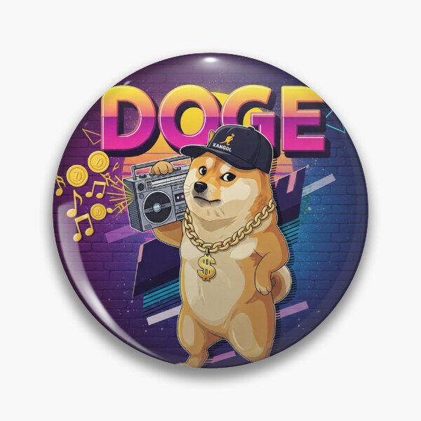 Item preview, Hip Hop Dogecoin Streetwear Crypto Meme Design designed and sold by CryptoThreads4 You.