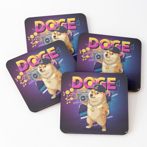 Item preview, Hip Hop Dogecoin Streetwear Crypto Meme Design designed and sold by CryptoThreads4 You.
