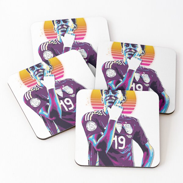 Item preview, Lamine Yamal Retro Neon Spain Football Poster designed and sold by choluren.