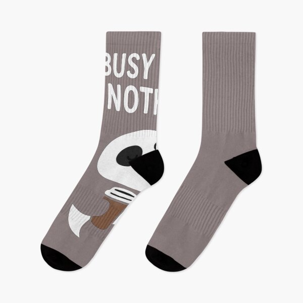 Item preview, Busy Doing Nothing Panda T-shirt | Cute Lazy Panda Funny Quote | Coffee & Chill designed and sold by KDesignCrafts.