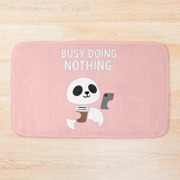 Item preview, Busy Doing Nothing Panda T-shirt | Cute Lazy Panda Funny Quote | Coffee & Chill designed and sold by KDesignCrafts.