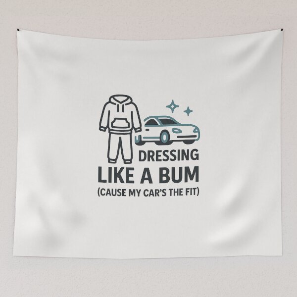 Item preview, Dressing Like a Bum — Minimal Icon Style designed and sold by Bratak.
