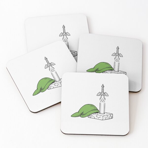 Item preview, The Hero's Rest - Master Sword & Link's Hat Minimalist Art designed and sold by OutterFit.