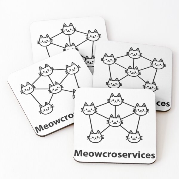 Item preview, Meowcroservices designed and sold by Code Pet sometimes Sleep.