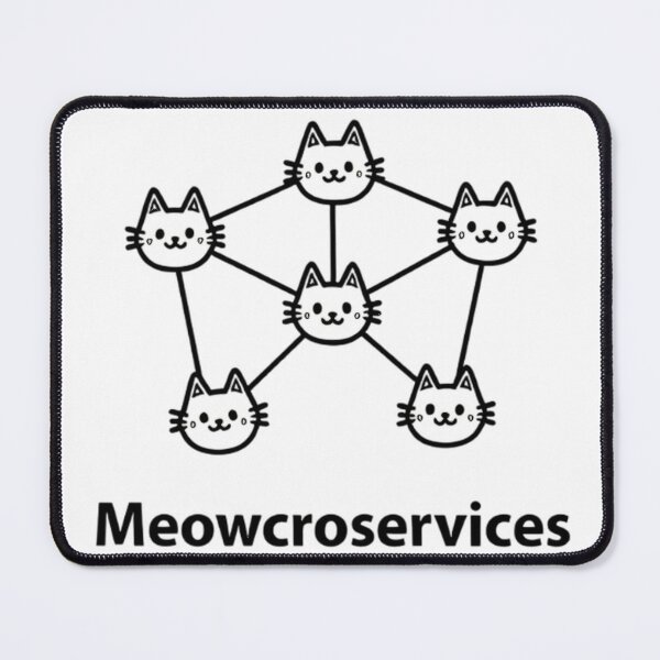 Item preview, Meowcroservices designed and sold by Code Pet sometimes Sleep.