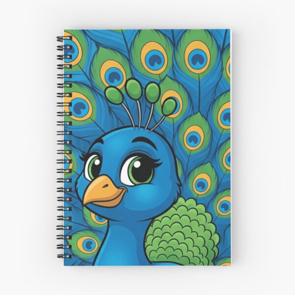 Item preview, Adorable Peacock with Vibrant Feathers designed and sold by ToonyTeez.