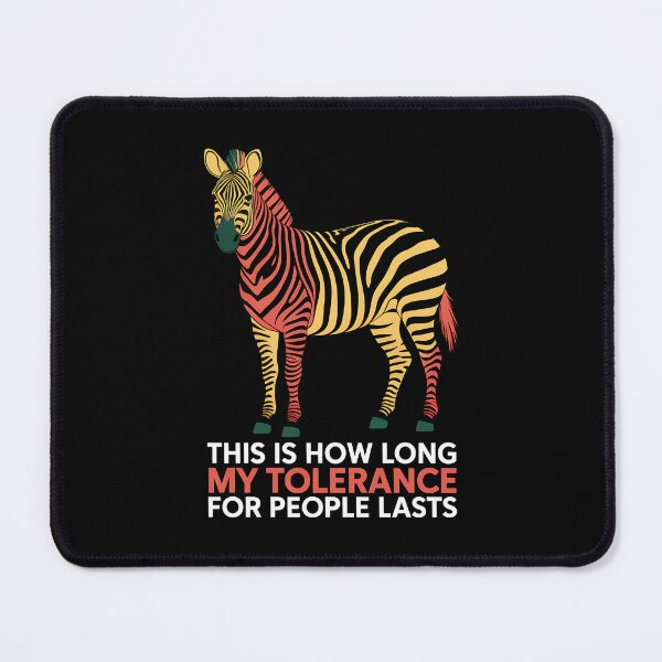 Item preview, This is How Long My Tolerance for People Lasts - This gift is perfect for introverts, sarcasm lovers, and anyone who quickly runs out of patience with people. designed and sold by ZyziowskyArt.