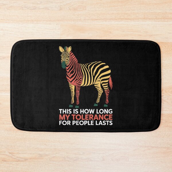 Item preview, This is How Long My Tolerance for People Lasts - This gift is perfect for introverts, sarcasm lovers, and anyone who quickly runs out of patience with people. designed and sold by ZyziowskyArt.