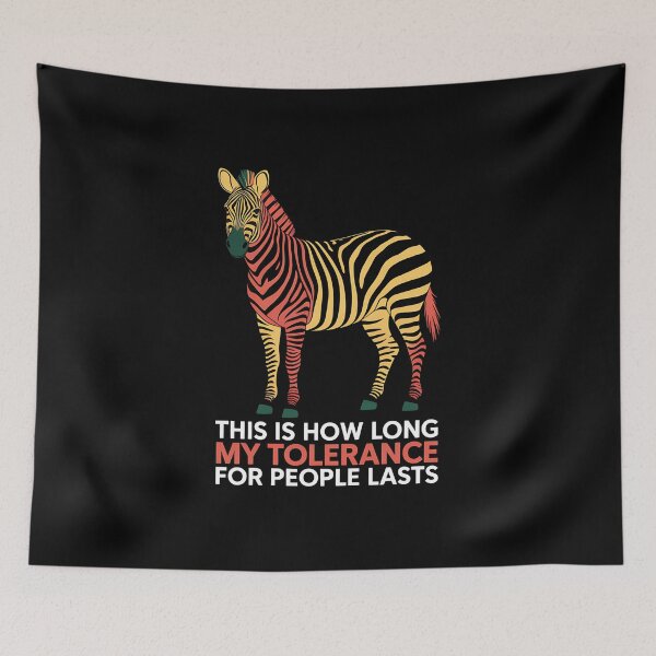 Item preview, This is How Long My Tolerance for People Lasts - This gift is perfect for introverts, sarcasm lovers, and anyone who quickly runs out of patience with people. designed and sold by ZyziowskyArt.