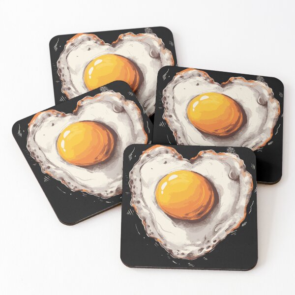 Item preview, Heart fried egg designed and sold by drizzd.