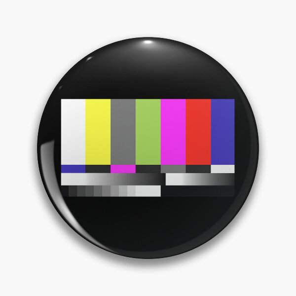 Item preview, Retro Color Test Pattern – Vintage TV Calibration Art for Tech & Design Lovers designed and sold by Psycho-Crazy.