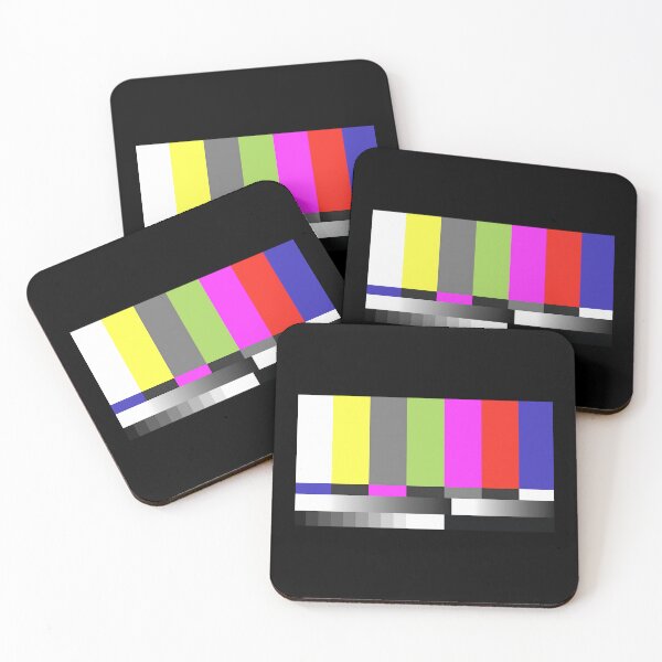 Item preview, Retro Color Test Pattern – Vintage TV Calibration Art for Tech & Design Lovers designed and sold by Psycho-Crazy.
