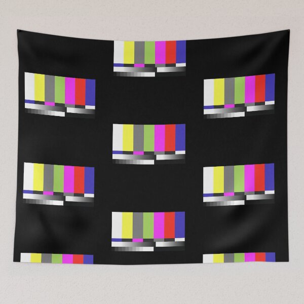 Item preview, Retro Color Test Pattern – Vintage TV Calibration Art for Tech & Design Lovers designed and sold by Psycho-Crazy.