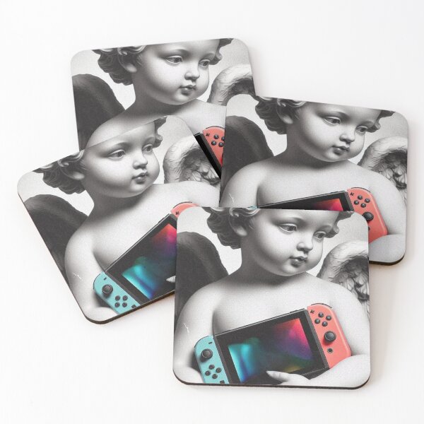 Item preview, "Cherub Controller: Divine Intervention in Co-op Mode" designed and sold by Print Fiction.