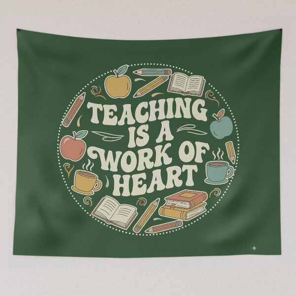 Item preview, Teaching is a Work of Heart T-Shirt – Teacher Appreciation Gift designed and sold by Vrixat.