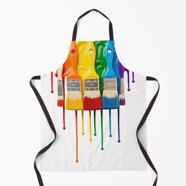 Item preview, Paint Brushes Sticker — Vibrant Dripping Paint Art designed and sold by Vibranta Studio.