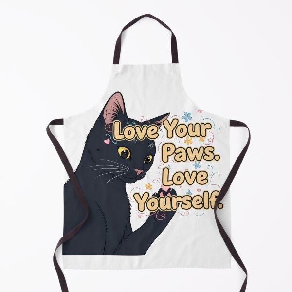 Item preview, Whimsical Black Cat Self-Love designed and sold by Imaginationbeyond.