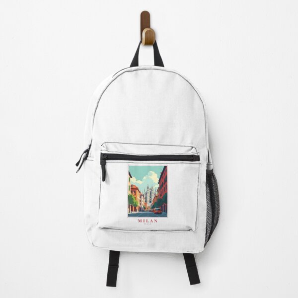 Item preview, Milan Italy Illustration – Duomo Cathedral, Fashion Icons & Urban Chic designed and sold by MapMyMiles.