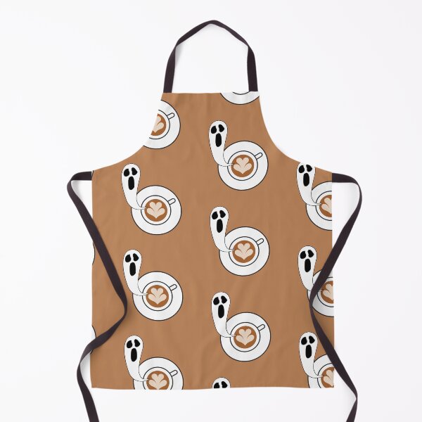Item preview, Spooky Cute Halloween Ghost with Coffee designed and sold by Furkan Al-Gburi.