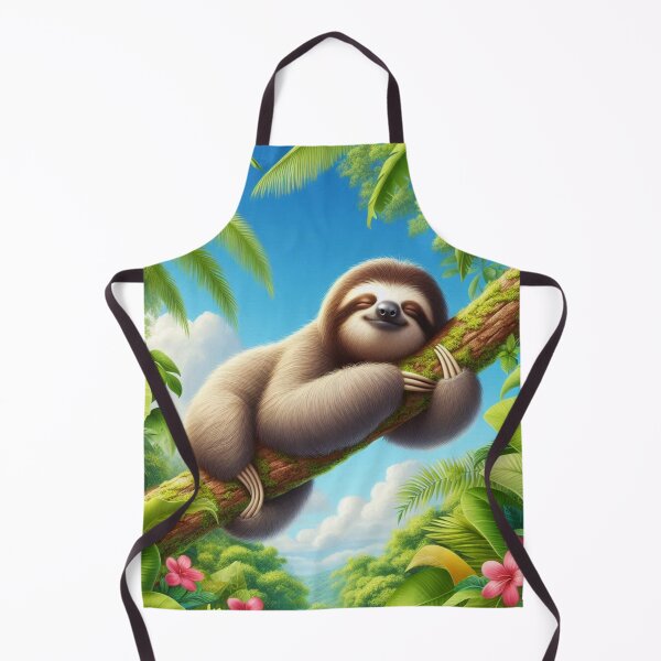 Item preview, sloth sleeping on a tree designed and sold by Dogandesighn.