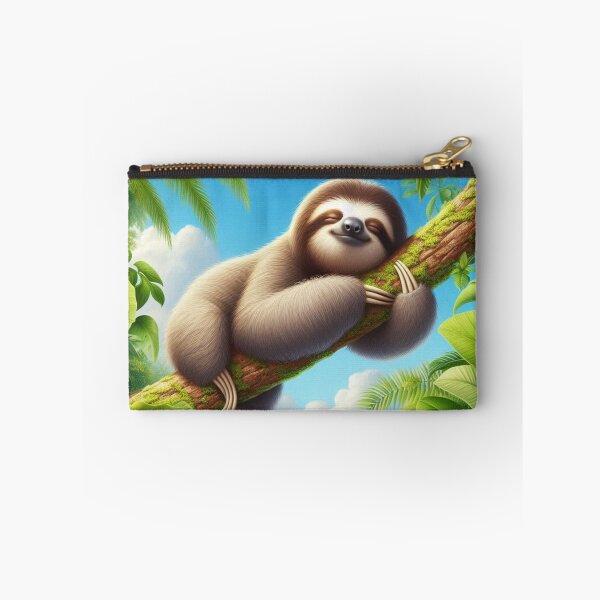 Item preview, sloth sleeping on a tree designed and sold by Dogandesighn.