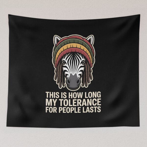 Item preview, This is How Long My Tolerance for People Lasts - This gift is perfect for introverts, sarcasm lovers, and anyone who quickly runs out of patience with people. designed and sold by ZyziowskyArt.