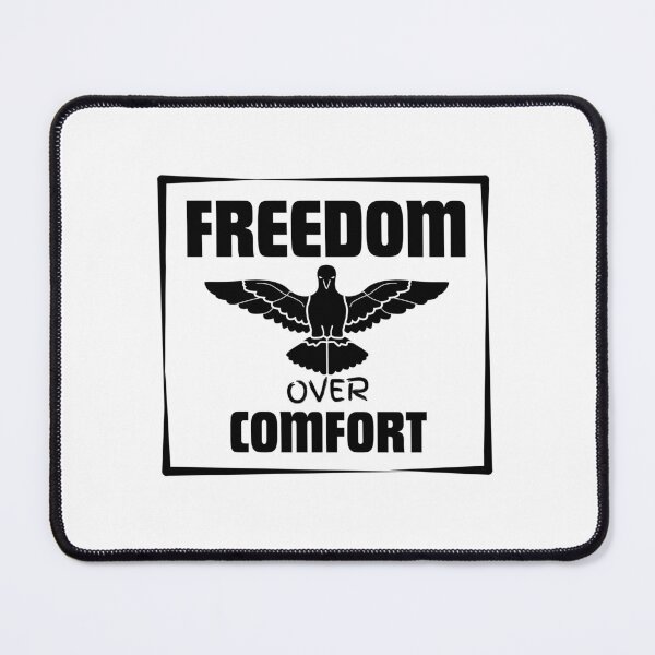Item preview, Freedom Over Comfort – Eagle Emblem designed and sold by CVDesignHub.