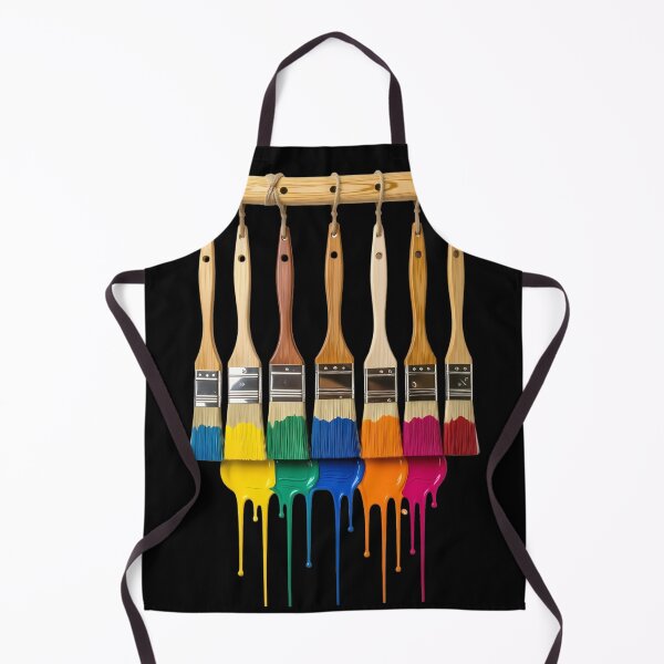 Item preview, Paint Brushes Sticker — Vibrant Dripping Paint Art designed and sold by Vibranta Studio.