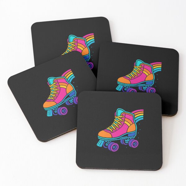 Item preview, Retro Roller Skate – Funky 80s Rainbow Vibes designed and sold by OnPointOutfits.