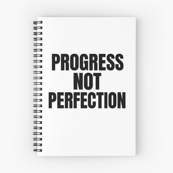 Item preview, Progress Not Perfection – Inspirational Quote for Fitness and Self-Improvement designed and sold by Howling Ink.