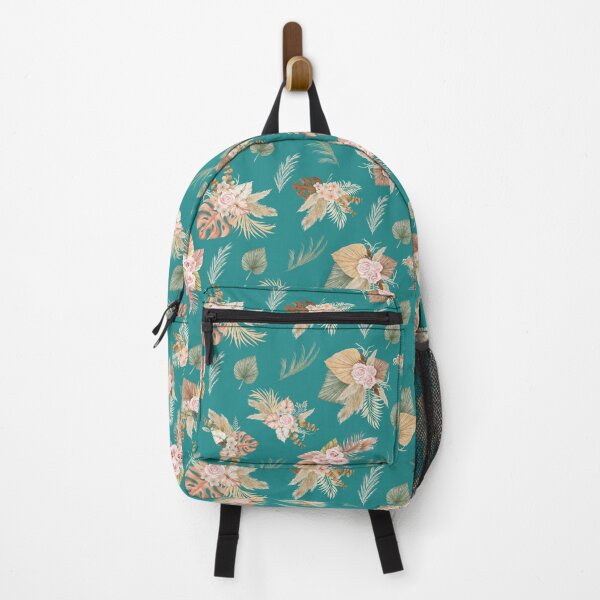 Item preview, Pampas Grass & Flowers on Teal designed and sold by KSimpson838.