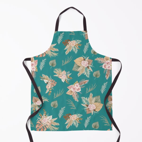 Item preview, Pampas Grass & Flowers on Teal designed and sold by KSimpson838.