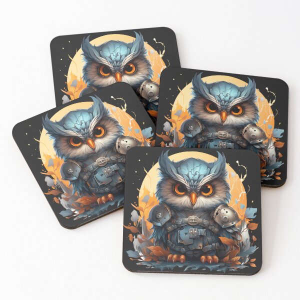 Item preview, Cute Owl in Armour designed and sold by RWT-Design.
