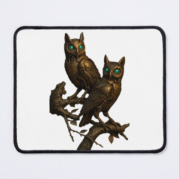 Item preview, Steampunk Great Horned Owl Illustration designed and sold by Avid Imprints.