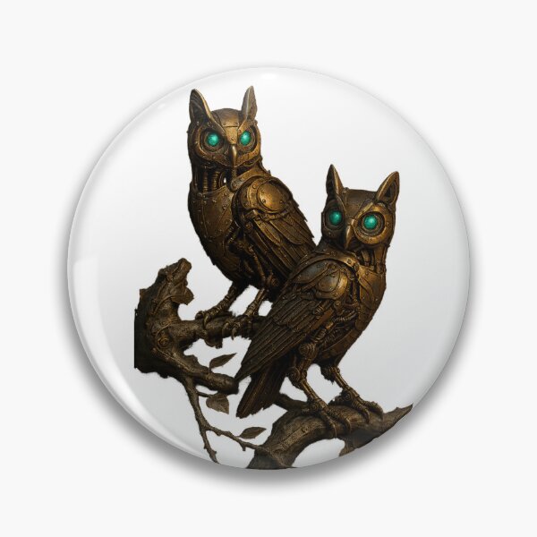 Item preview, Steampunk Great Horned Owl Illustration designed and sold by Avid Imprints.