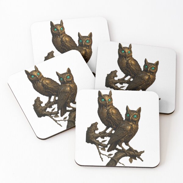 Item preview, Steampunk Great Horned Owl Illustration designed and sold by Avid Imprints.