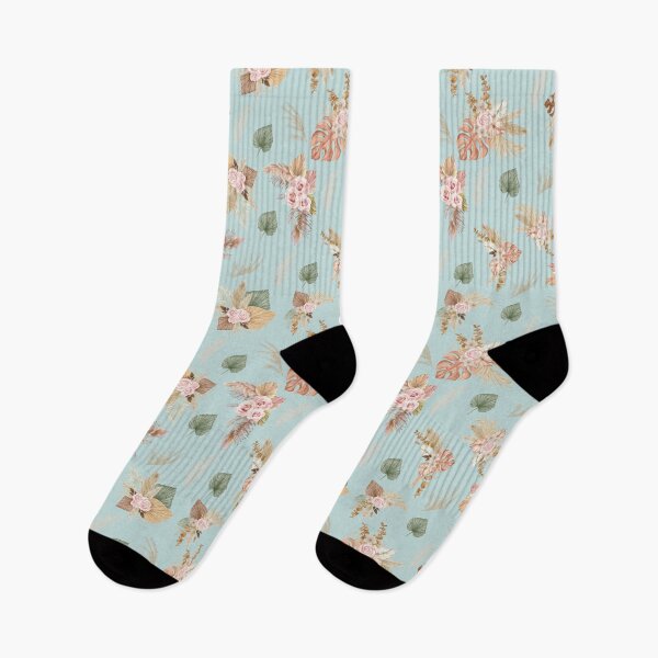 Item preview, Pampas Grass & Flowers on Light Blue designed and sold by KSimpson838.
