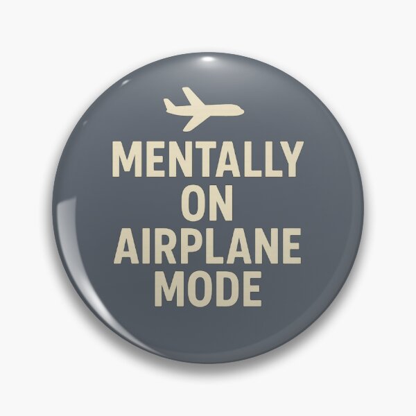 Item preview, Mentally on Airplane Mode T-shirt | Funny Travel Quote | Introvert & Nomad Lifestyle Design designed and sold by KDesignCrafts.