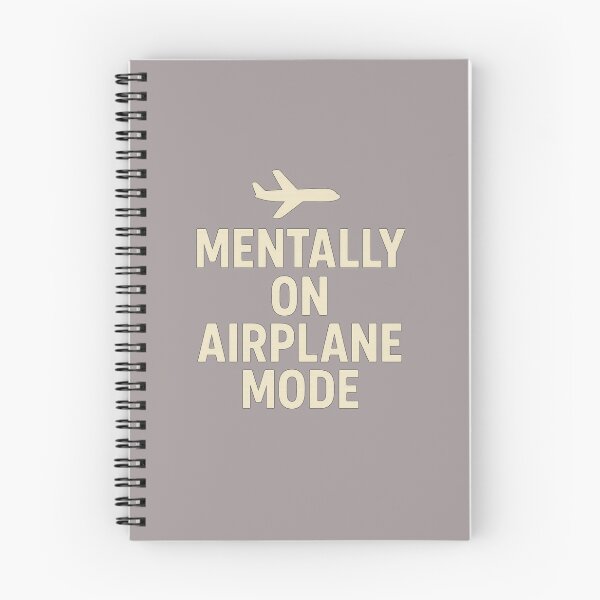 Item preview, Mentally on Airplane Mode T-shirt | Funny Travel Quote | Introvert & Nomad Lifestyle Design designed and sold by KDesignCrafts.