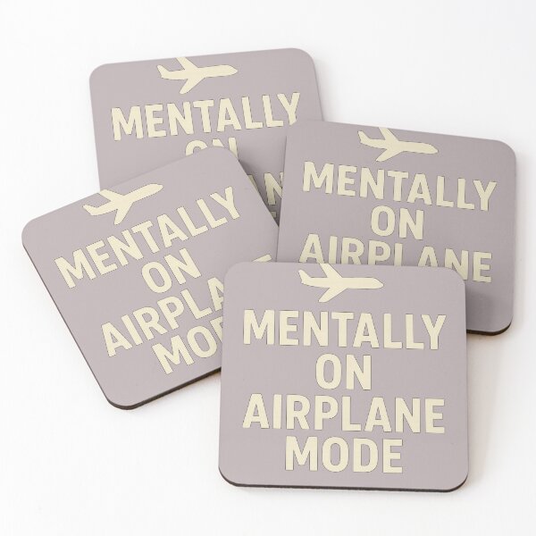Item preview, Mentally on Airplane Mode T-shirt | Funny Travel Quote | Introvert & Nomad Lifestyle Design designed and sold by KDesignCrafts.