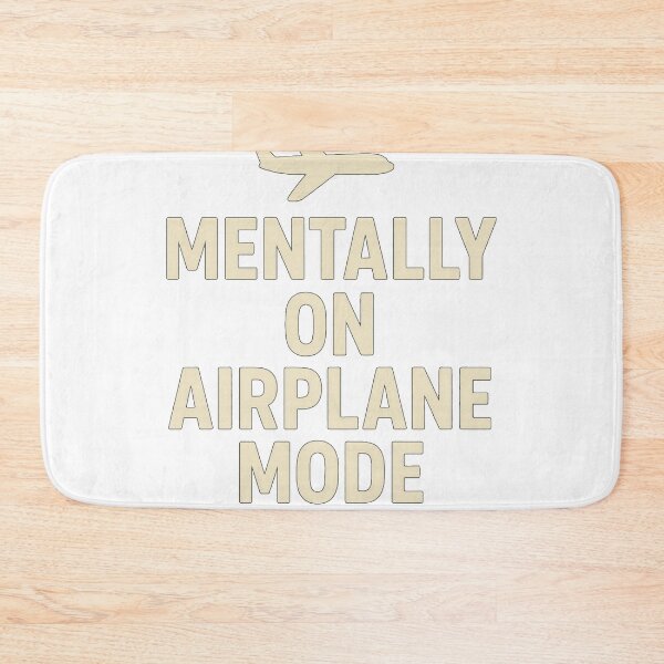 Item preview, Mentally on Airplane Mode T-shirt | Funny Travel Quote | Introvert & Nomad Lifestyle Design designed and sold by KDesignCrafts.
