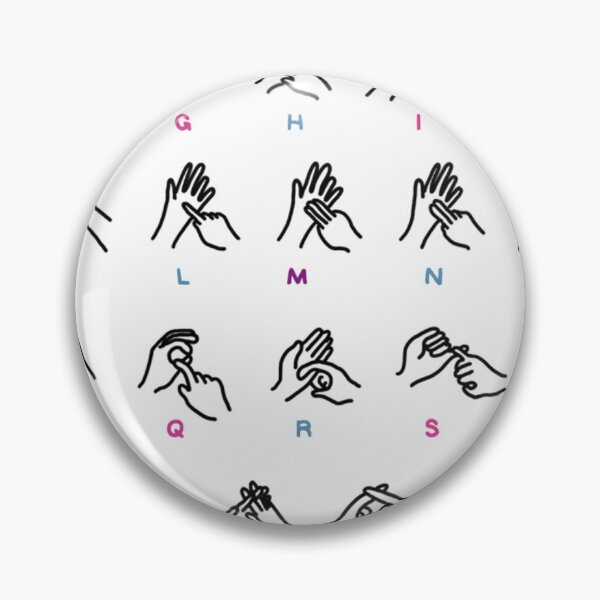Item preview, Bsl Alphabet designed and sold by EdelgardMay.