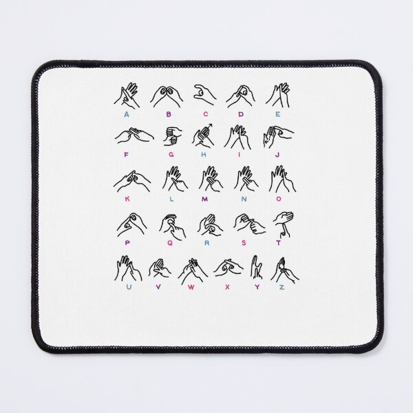 Item preview, Bsl Alphabet designed and sold by EdelgardMay.