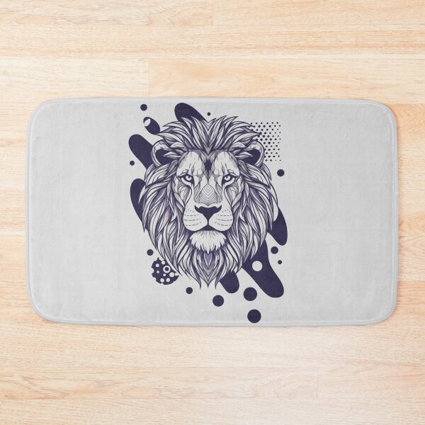 Item preview, Abstract geometric detailed lion head designed and sold by ARM-Designs.