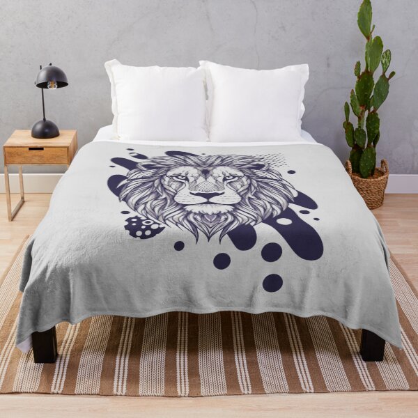 Item preview, Abstract geometric detailed lion head designed and sold by ARM-Designs.