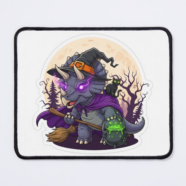 Item preview, Triceratops Witch designed and sold by HuntsmithMerch.