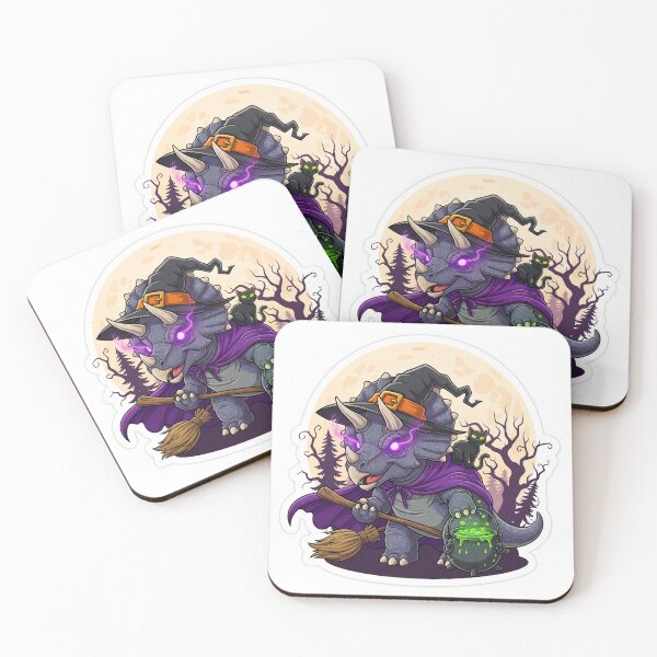 Item preview, Triceratops Witch designed and sold by HuntsmithMerch.