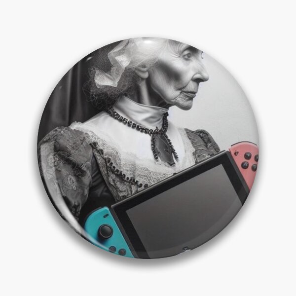 Aperçu de l'œuvre « Victorian Switcheroo : Pixels sacrés et joysticks sacrés » créée et vendue par Print Fiction.