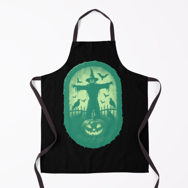 Item preview, A Sinister Scarecrow Under The Fiery Halloween Sky designed and sold by e-camelleone.